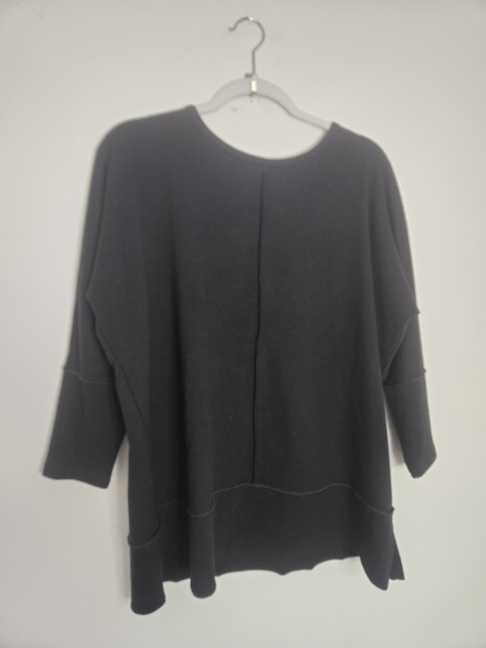 SPANX Black Tunic Top Athleasure Boxy Normcore Minimalist Size Small - Picture 7 of 7